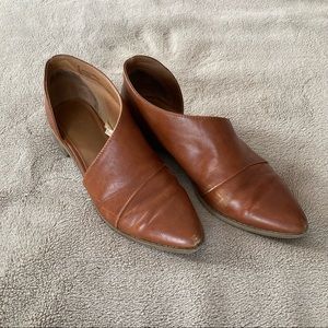 Universal threads ankle peep booties size 6.5